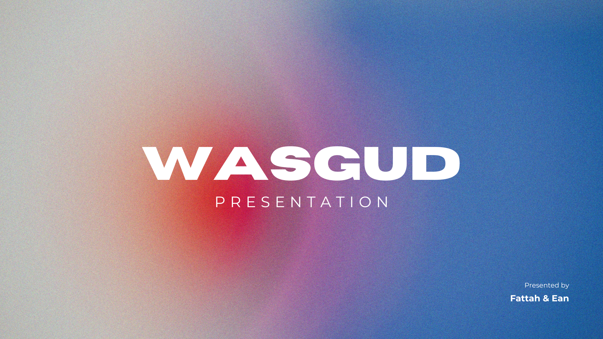 Problem Statement slide